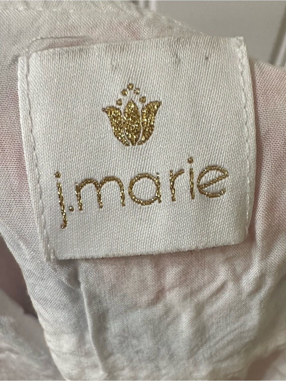 J.MARIE Embroidered Floral White/Pink Top Shirt Women size S Boho - Picture 4 of 6